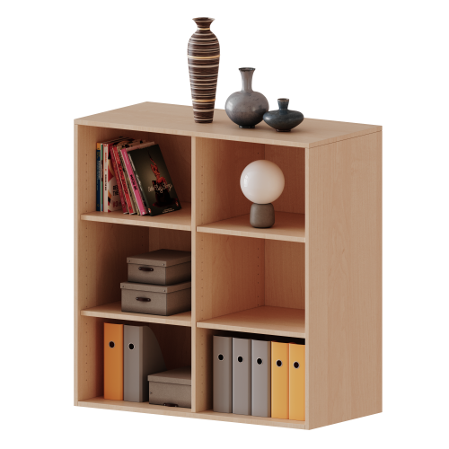 Aufsatzregal für ErgoTray Serie, 3 Ordnerhöhe - Serie evo180 mit Mittelwand, B/H/T: 104,5x108x50 cm
